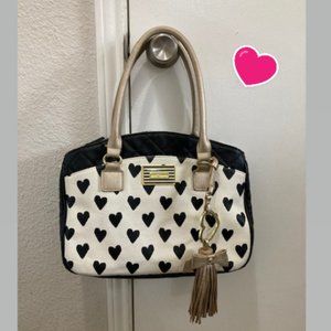 💕Betsey Johnson Hearts Tote *RARE* 💕